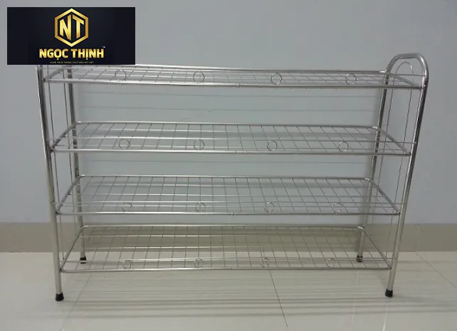 KỆ ĐỂ GIÀY DÉP CHẤT LIỆU INOX
